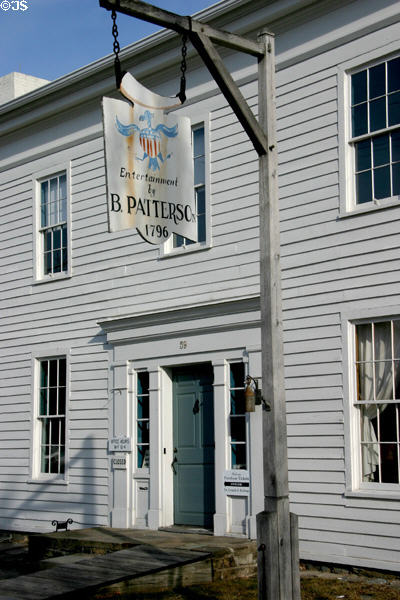 Benjamin Patterson Inn Museum (1796) (59 West Pulteney St.). Corning, NY. On National Register.