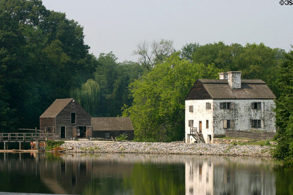 Philipsburg Manor gristmill (18thC). Sleepy Hollow, NY.