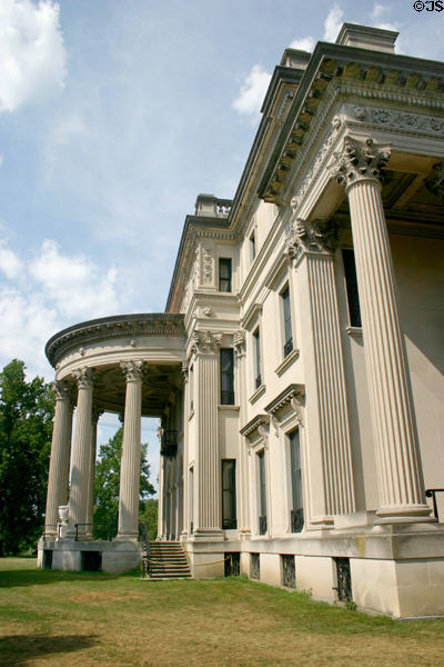 Vanderbilt Mansion (1898). Hyde Park, NY. Style: Beaux-Arts. Architect: Charles Follin McKim of McKim, Mead & White.