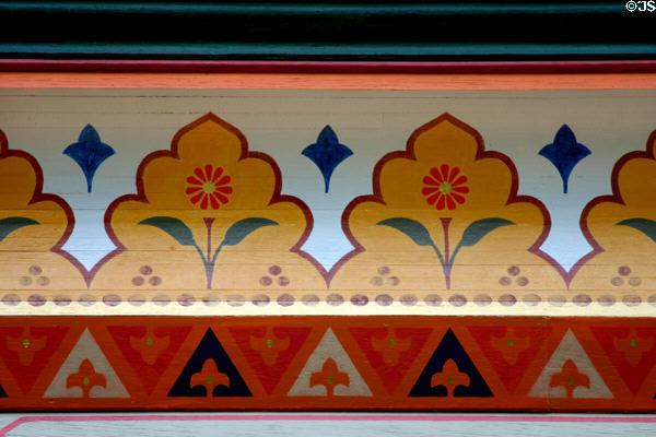 Decorative detail of Olana. Hudson, NY.