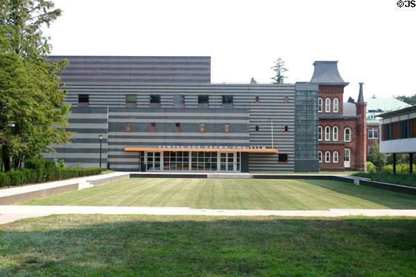 Vassar Campus performing arts Center for Drama & Film. Poughkeepsie, NY. Architect: Cesar Pelli.
