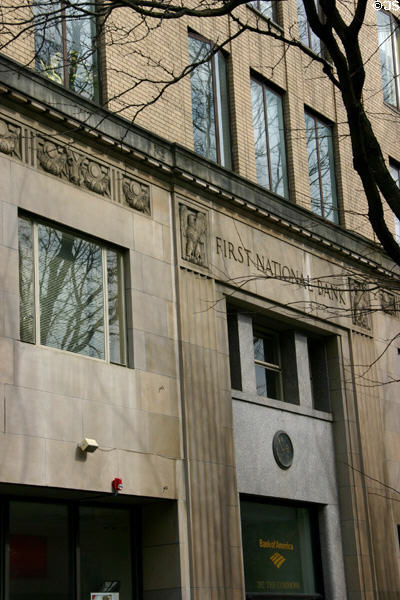 First National Bank (202 E State St.). Ithaca, NY.