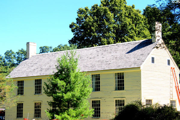 General Philip Schuyler house (1777) was rebuilt after Burgoyne's surrender, having been burned by the British to keep American rebels from using them as cover. Schuylerville, NY.