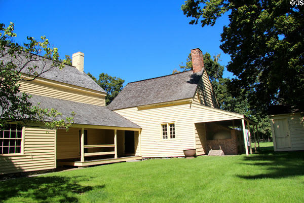 Rear of General Philip Schuyler house. Schuylerville, NY.