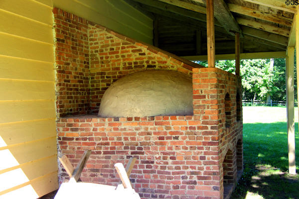 Bake oven of General Philip Schuyler house. Schuylerville, NY.
