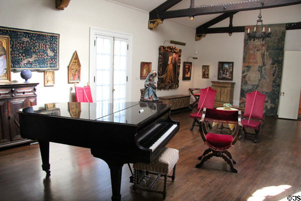 Music room at Hyde House. Glens Falls, NY.
