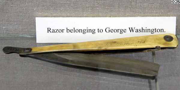 George Washington's razor at Fort Ticonderoga. Ticonderoga, NY.