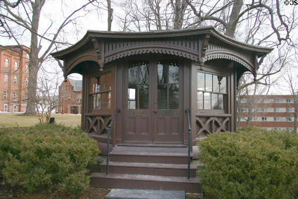 Entrance to Mark Twain's study at Elmira College. Elmira, NY.