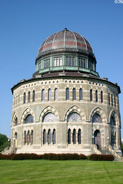Nott Memorial Library (1872-5) at Union College. Schenectady, NY. Architect: Edward Tuckerman Potter.