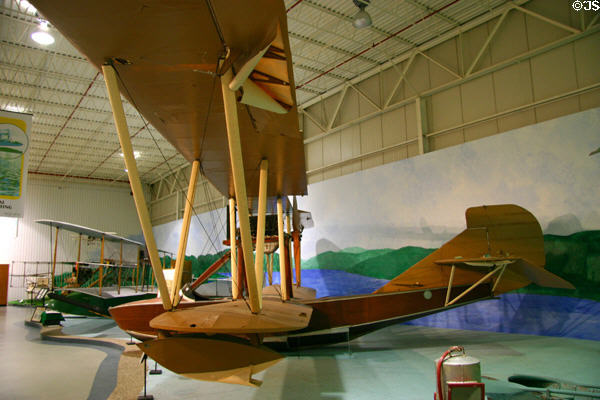 Curtiss "Seagull" Flying Boat (1919) at Curtiss Museum on loan from Henry Ford Museum. Hammondsport, NY.