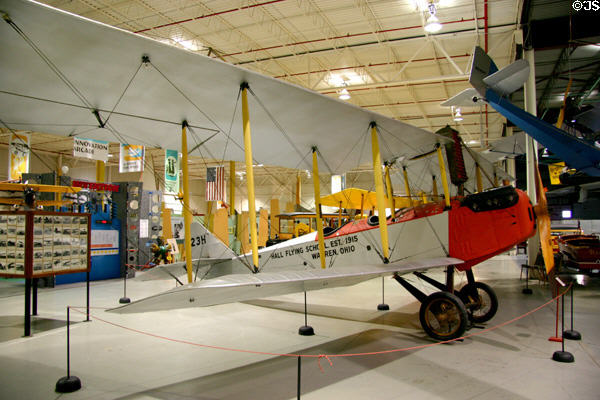 Standard J-1 (1917) U.S. Army Trainer at Curtiss Museum on loan from Henry Ford Museum. Hammondsport, NY.