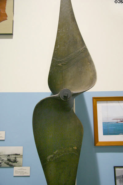 Olmstead experimental propeller (1914) at Curtiss Museum. Hammondsport, NY.