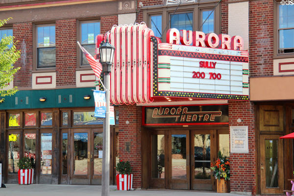 Aurora Theatre facade. East Aurora, NY.