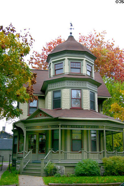 Victorian House in neighborhood of Susan B. Anthony House. Rochester, NY.