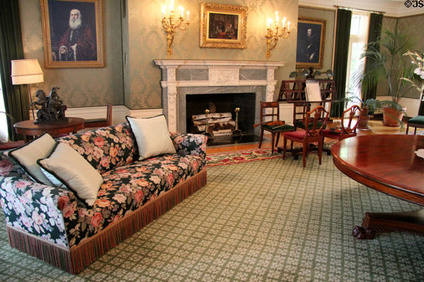 East Room where George Eastman hung most of his art collection at Eastman House. Rochester, NY.
