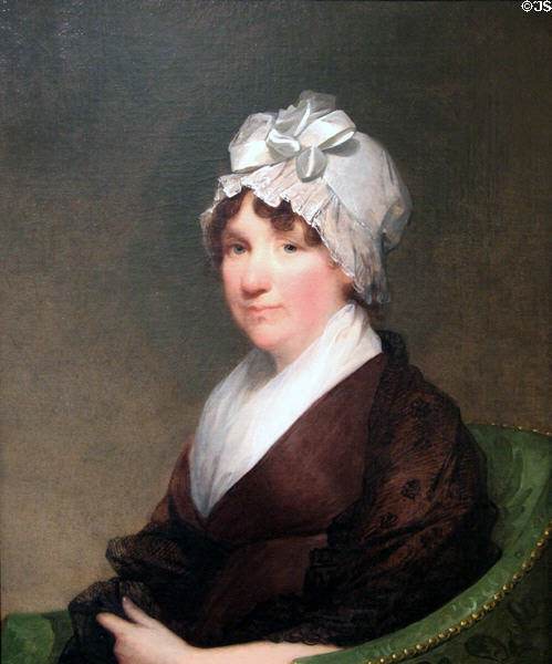 Portrait of Elizabeth Sturgis (c1806) by Gilbert Stuart at Memorial Art Gallery. Rochester, NY.