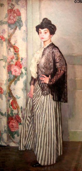 Portrait of Colette (c1909) by Kathleen McEnery Cunningham at Memorial Art Gallery. Rochester, NY.