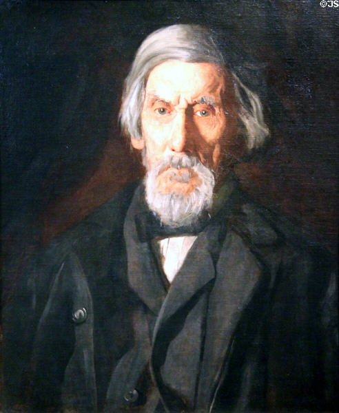 William H. Macdowell portrait (c1904) by Thomas Eakins at Memorial Art Gallery. Rochester, NY.