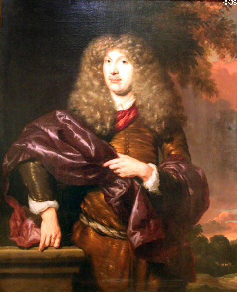 Portrait of a Gentleman (c1670) by Nicholas Maes of Netherlands at Memorial Art Gallery. Rochester, NY.