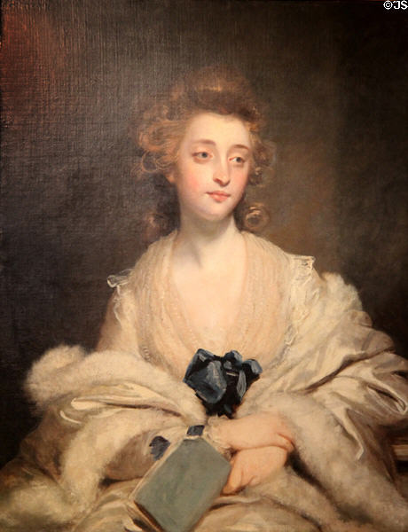 Portrait of Miss Hoare (1783) by Sir Joshua Reynolds at Memorial Art Gallery. Rochester, NY.
