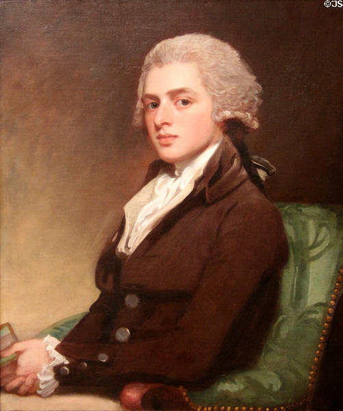 Portrait of James Clitherow (1784) by George Romney at Memorial Art Gallery. Rochester, NY.