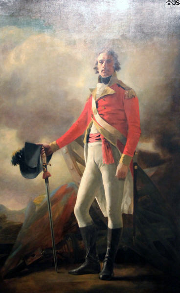 Lieutenant-Colonel Hay MacDowell painting (c1795) by Sir Henry Raeburn at Memorial Art Gallery. Rochester, NY.