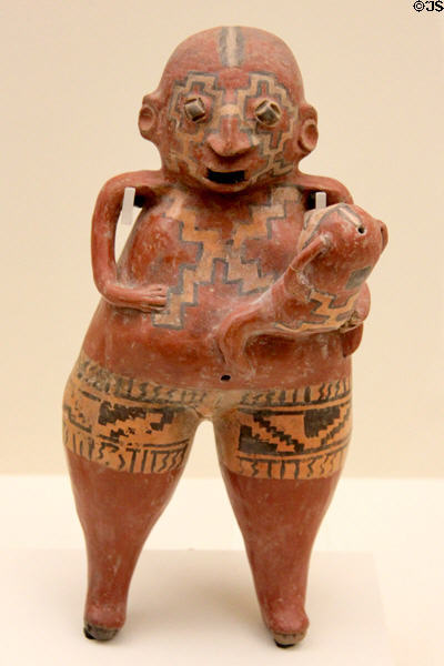Chupícuaro clay mother & child figures (300-200 BCE) from West Mexico at Memorial Art Gallery. Rochester, NY.