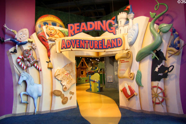 Reading Adventureland display at The Strong National Museum of Play. Rochester, NY.