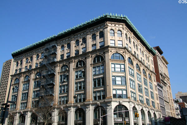 Cable Building (1893) (611 Broadway at Houston St.) (9 floors). New York, NY. Architect: Stanford White of McKim, Mead & White.