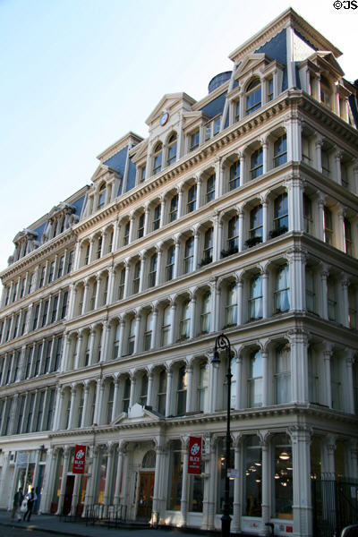 Robbins & Appleton Building (1880) (1-5 Bond St.). New York, NY. Style: Second Empire. Architect: Stephen Decatur Hatch. On National Register.