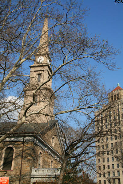 St Marks-in-the-Bowery Episcopalian Church & 170 2nd Avenue (1928) by Segal & Sohn. New York, NY.