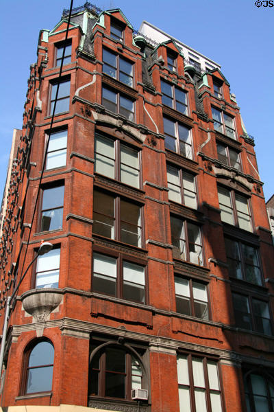 Gorham Apartments (1884) (889-891 Broadway). New York, NY. Architect: Edward Hale Kendall. On National Register.