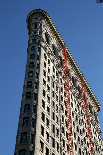 Shape of Flatiron Building. New York, NY.