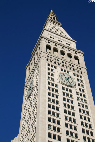 Metropolitan Life Insurance Company (1909) (1 Madison Ave.) (50 floors). New York, NY. Architect: Napoleon Le Brun, Pierre LeBrun & Michel LeBrun. On National Register.