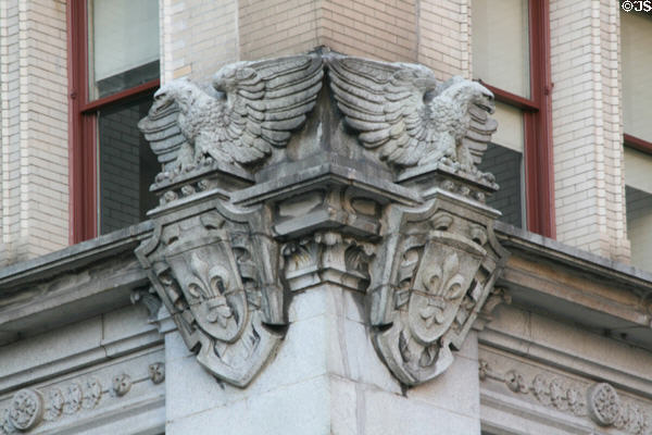 Eagles on Croisic Building (5th Ave. at 26th on Madison Square Park). New York, NY.