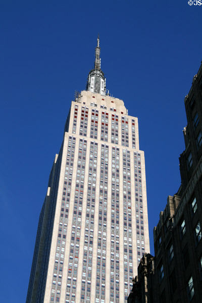 Facade of Empire State Building. New York, NY.