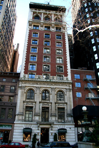 The Columns (former Engineer's Club) (1907) (32 W. 40th St.) built for Andrew Carnegie. New York, NY.
