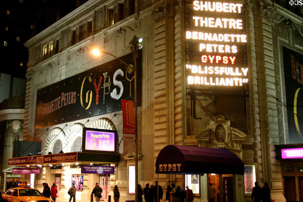 Shubert Theater (1913) (221-233 W. 44th St.) off Times Square. New York, NY. Architect: Henry B. Herts.