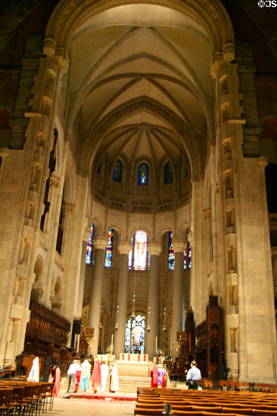Interior of St. John the Divine. New York, NY.
