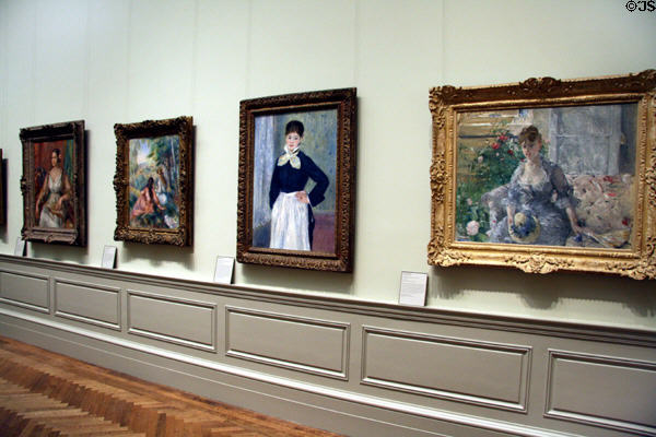 Gallery of Impressionist art in Metropolitan Museum of Art. New York, NY.