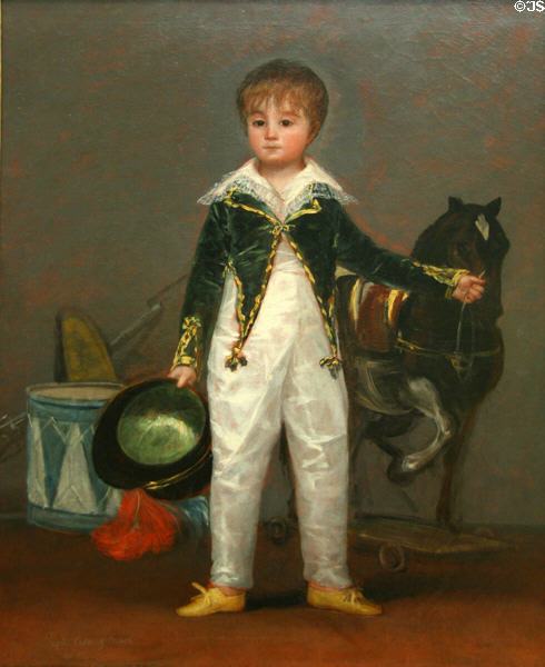José Costa y Bonells portrait (c1810) by Francisco de Goya at Metropolitan Museum of Art. New York, NY.