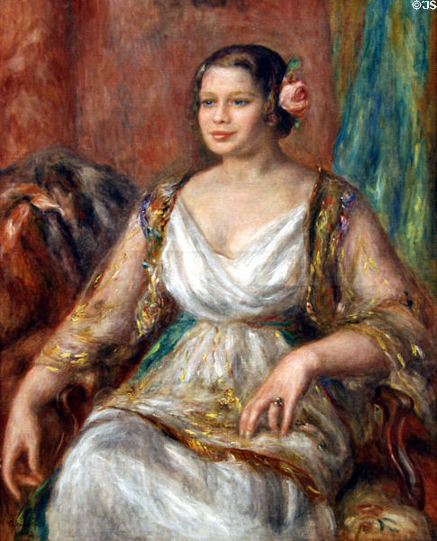 Tilla Durieux painting (1914) by Pierre-Auguste Renoir at Metropolitan Museum of Art. New York, NY.