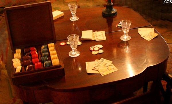 Card room & bar as would have been in (1830s) at Mount Vernon Hotel Museum. New York, NY.