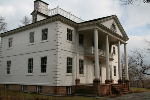 Morris-Jumel Mansion Museum (1765) (65 Jumel Terrace). New York, NY. Style: Palladian. On National Register.