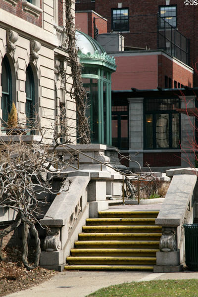 Cooper Hewitt Museum greenhouse entrance. New York, NY.