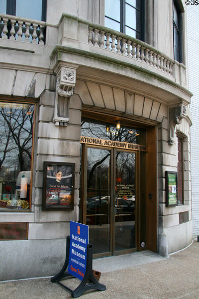 Entrance to National Academy Museum, former home of Collis P. Huntington. New York, NY.
