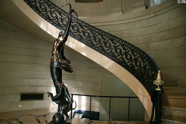Stairwell of National Academy Museum founded by Samuel F.B. Morse. New York, NY.