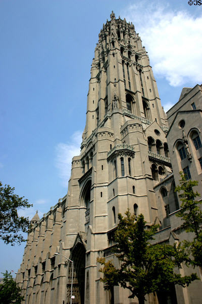 Riverside Church (1930) (490 Riverside Drive). New York, NY. Style: Gothic Revival. Architect: Henry C. Pelton & Charles Collens.