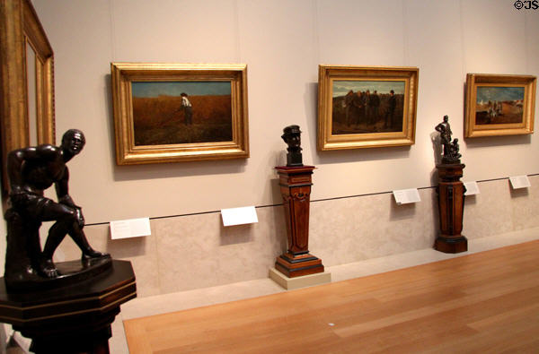 Example of art gallery at Metropolitan Museum of Art. New York, NY.