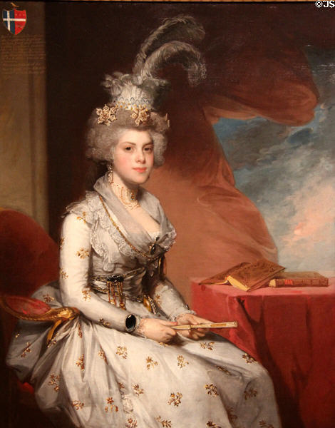 Matilda Stoughton de Jáudenes portrait (1794) by Gilbert Stuart at Metropolitan Museum of Art. New York, NY.